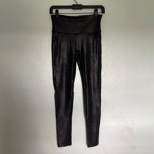 Petite Spanx Faux Leather Leggings